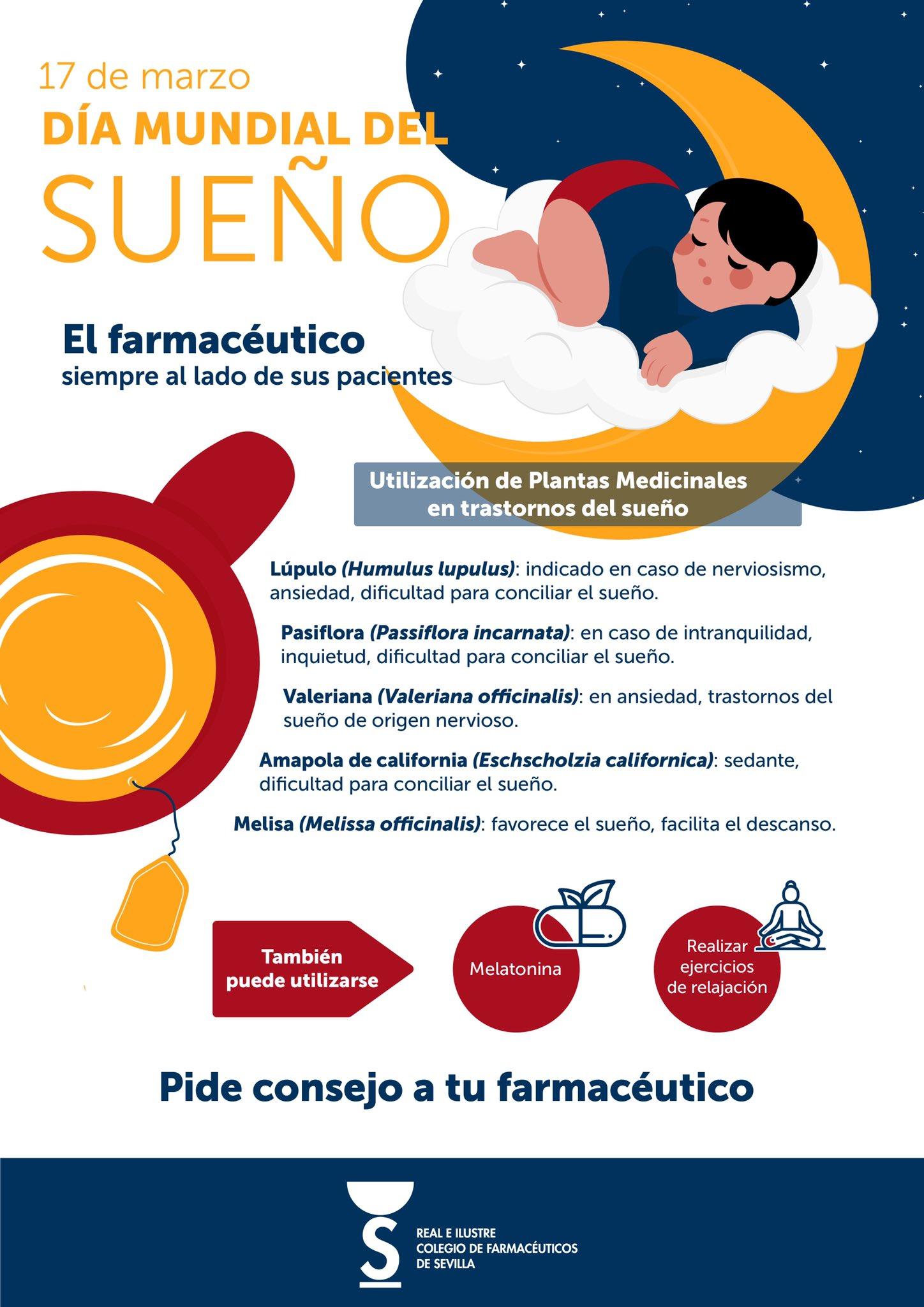 Día Mundial Del Sueño Colegio Oficial De Farmacéuticos De Sevilla 5470